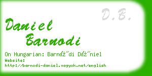 daniel barnodi business card